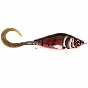 Strike Pro Guppie, 13,5cm, 120g - Demon Bass - Mossgreen Glitter