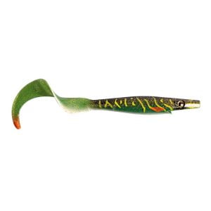 Pig Tail Jr, 23cm, 37g - Green Motoroil Pike UV - 2pcs
