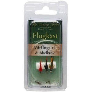 Darts Flugkast Set Våtfluga Dubbel #1