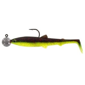 Westin Bullteez 9,5cm R 'N R 7g #4/0 Black/Chartreuse 1pcs