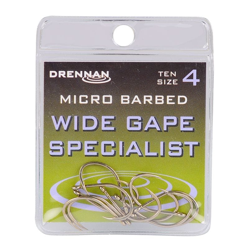 Drennan Wide Gape Specialist Hook 10 10-pack