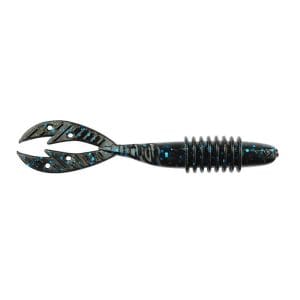 Big Bite Baits Kamikaze Swimon Black Blue Flake 9cm, 7-pack