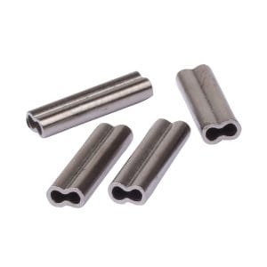 Wiggler Wirelås Dubbel Svart Nickel 2,5mm 10-pack