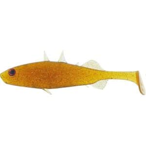 Westin Stanley The Stickleback Shadtail 9cm 7g Motoroil Gold 3pcs