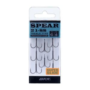 BKK SPEAR-21 SS #4 Treble Hook 7-pack