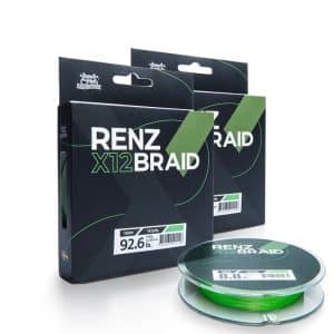 Renz-Stein Renz Braid X12 Fluo Grön 130m 0,19mm 21kg