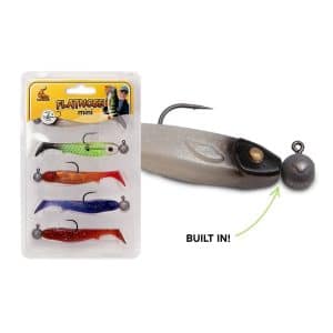 Team Galant Flatnose Mini 9cm med Jiggskalle Klarvatten 5-pack