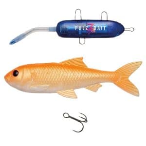 Pulz Bait Starter Kit Roach 15cm - Gold Fish + Laddpaket