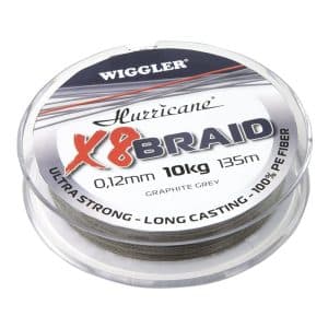 Hurricane X8 Braid Graphite Grey 0,22mm 18,6kg 135m