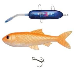 Pulz Bait Starter Kit Roach 20cm - Gold Fish + Laddpaket