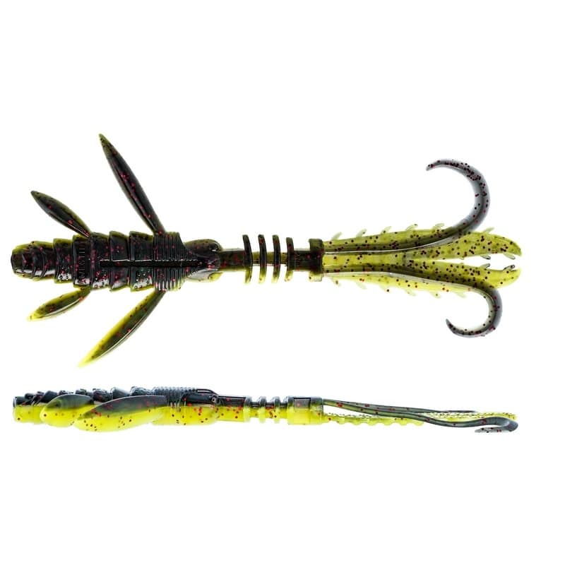 Westin Crecraw Ripplr Creaturebait 9,5cm 4g Black/Chartreuse 4pcs