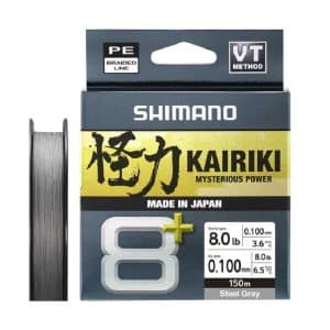 Shimano Line Kairiki 8+ 150m 0.10mm 6.5kg Grey