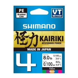 Shimano Line Kairiki 4 150m 0.10mm 6.8kg Multi Color