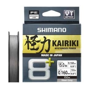 Shimano Line Kairiki 8+ 150m 0.16mm 9.8kg Grey