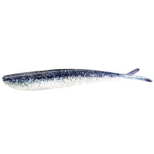 Lunker City Fin-S Fish Black Ice 17,8cm 4-pack