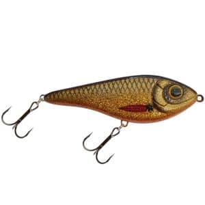 Strike Pro Buster Swim JR, Slow Sink, 10,5cm, 40g - Golden Roach