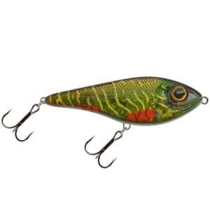 Strike Pro Buster Swim JR, Slow Sink, 10,5cm, 40g - G. Motoroil Pike